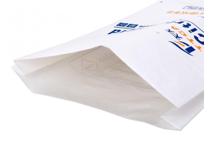 Υφαμένες πλαστικές τοποθετημένες σε στρώματα Bopp τσάντες με την υγρασία εγγράφου της Kraft ανθεκτική