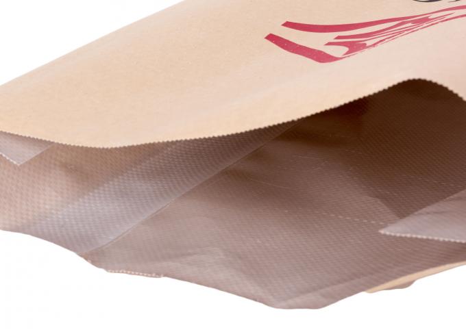Συγκολλήστε υφαμένες τις PP συσκευάζοντας τσάντες λιπάσματος της Kraft τοποθετημένες έγγραφο με 25 κλ/50kg με θερμότητα βάρος φορτίων